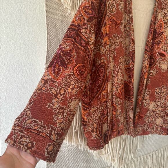 Zara Crepe Paisley Jacket - Picture 5 of 7